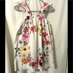 Zara Floral Sleeveless Girl Dress Size 11/12